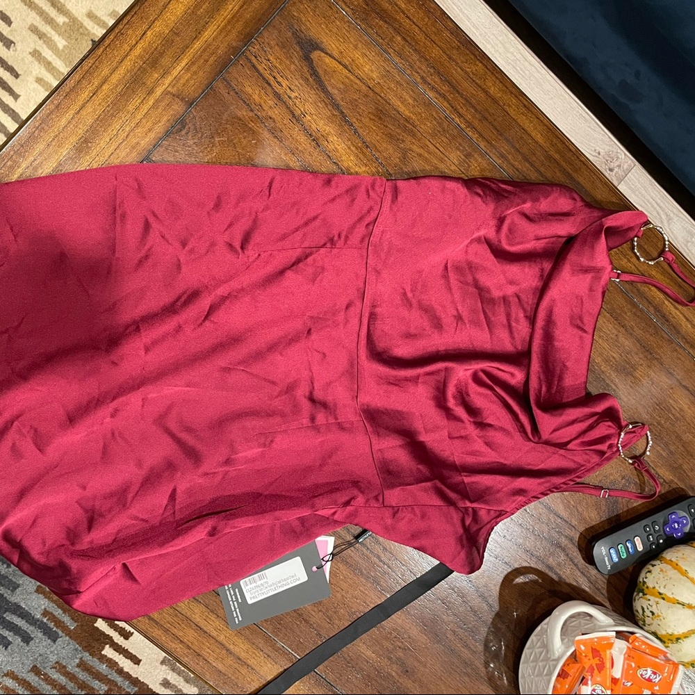 Maroon Pretty Little Thing Dress